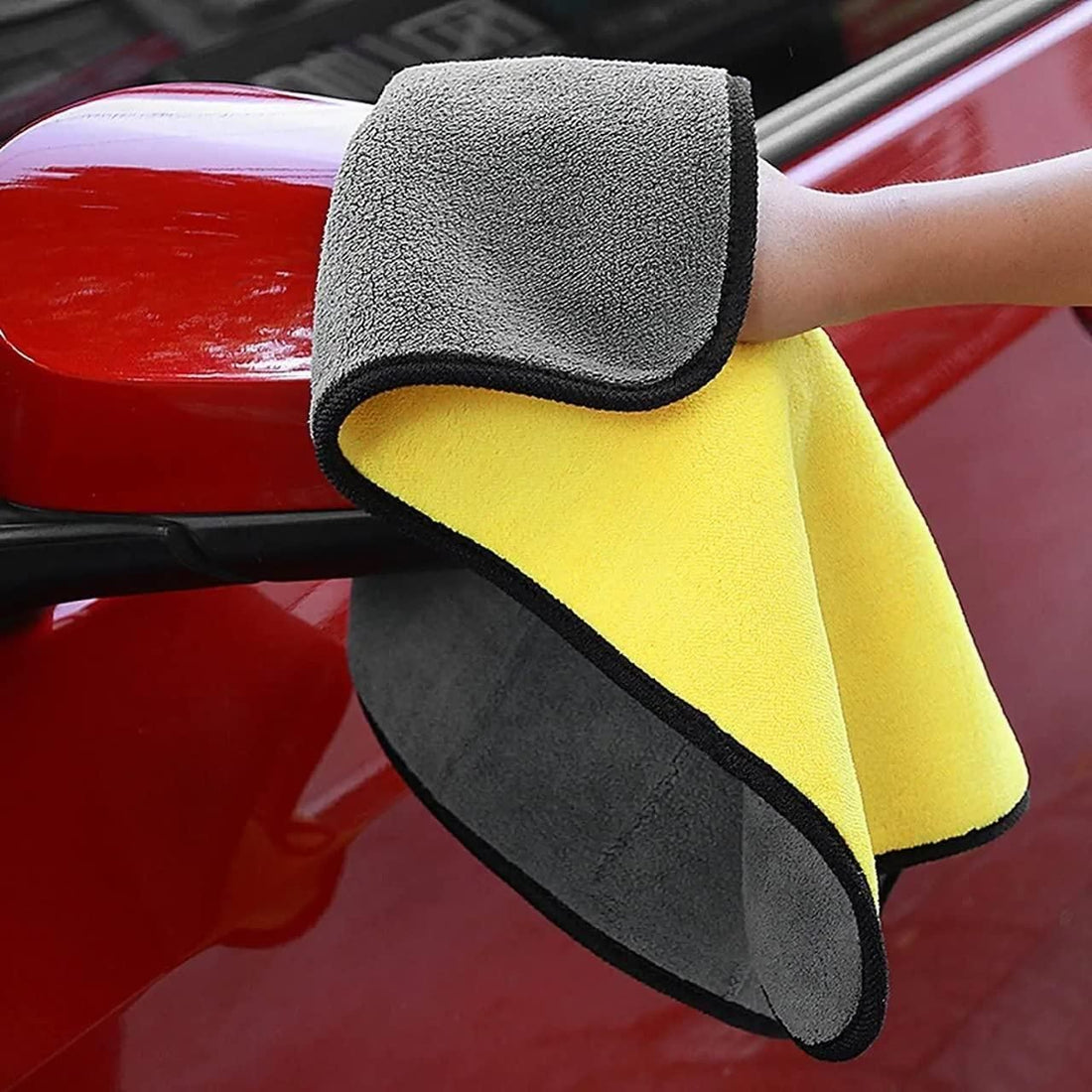 Multipurpose Double-Sided Cloths Automotive Towels Pack of 2